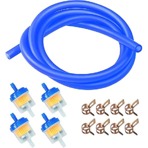 Dirt Bike Gas Fuel Line Hose Fuel Filter For 50Cc 110Cc 125Cc TaoTao Coolster Apollo GY6 Motorcycle Pit Bike Motocross Pocket Bike Chinese Atv Four