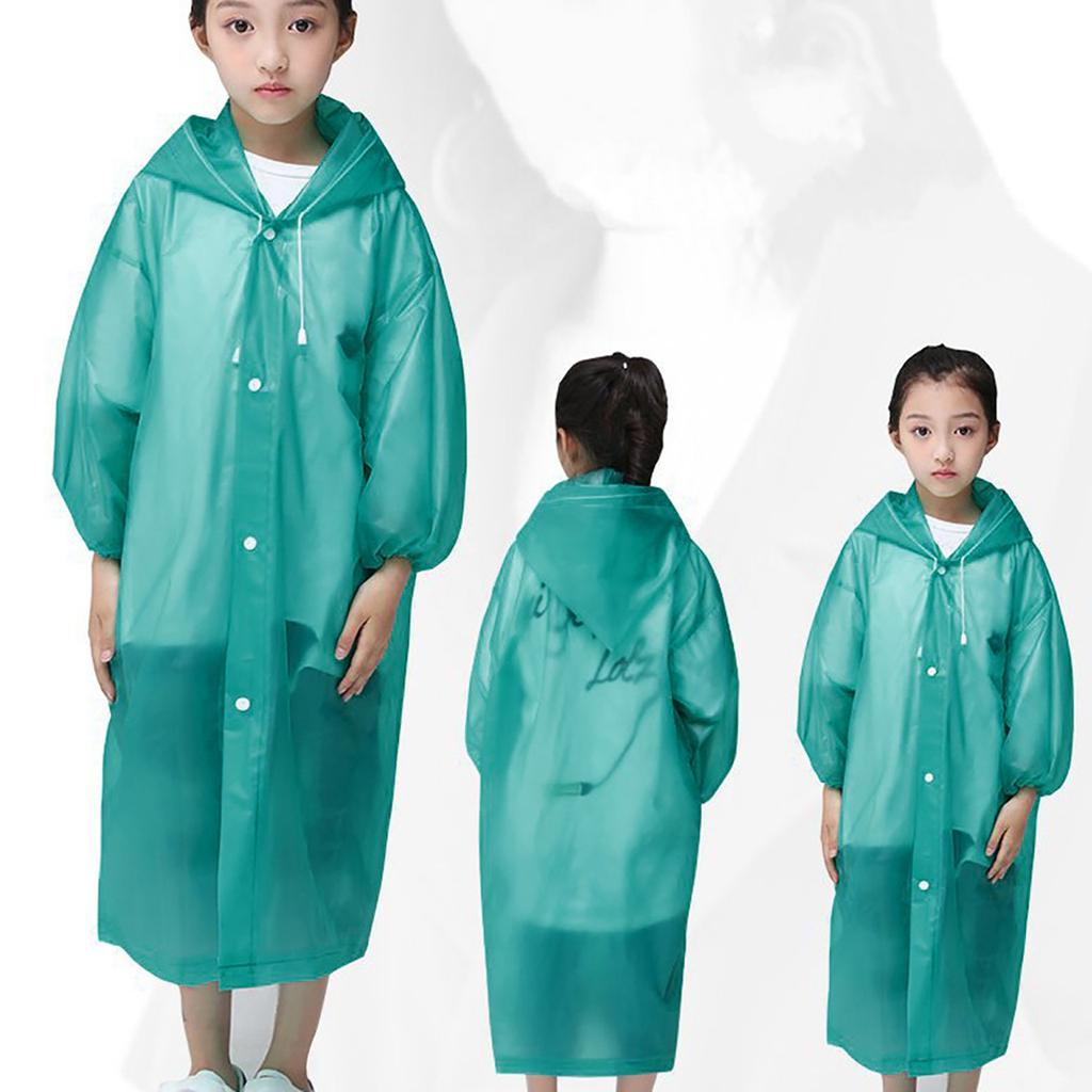 Детский уличный модный плащ для путешествий для взрослых, толстый прозрачный плащ из ЭВК