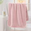 Мягкое коралловое бархатное полотенце, утолщенное полотенце, однотонное, мягкое и впитывающее домашнее полотенце для мытья лица