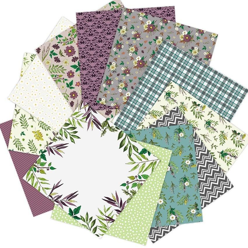 24 листа листья крафт-бумага подушечки для резки штампы художественный фон оригами изготовление карт для скрапбукинга