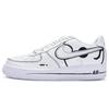 Air Force 1 Low 811 Производство, Мелодия Любви Низкие Скейтбордические Кроссовки Мужские Черно-Белые CW2288-111(Команда80-)
