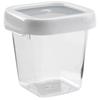 Storage Container, Airtight Lock Top, 0.6L, Small, Square