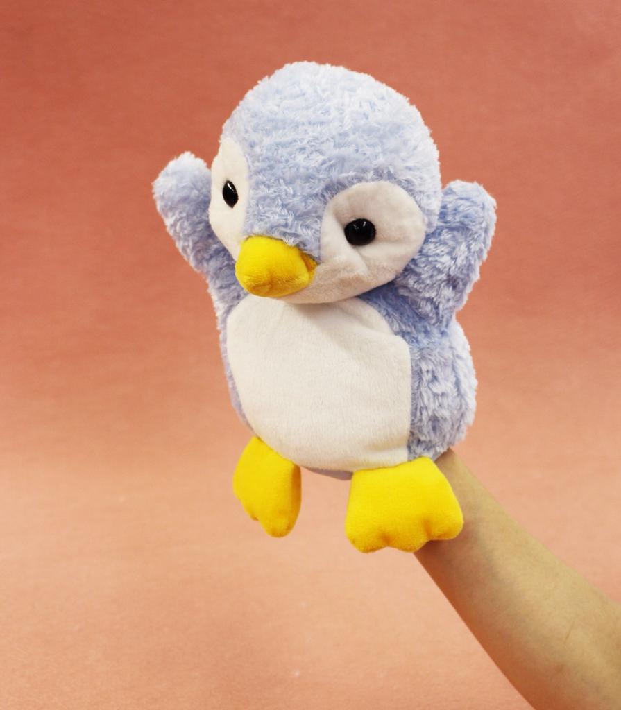 Ручная кукла Пингвин Синий