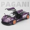 1:32 Игрушечные Машинки Lambo Pagani Huayra Металлическая Модель Машинки со Светом и Звуком Машинка-инерционка для Мальчиков Возраст 3+ Лет