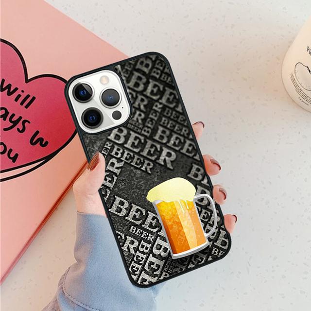 Чехол для телефона в виде пивной кружки для iPhone 17 Air 15 16 16e 11 12 13 14 Pro Max Чехол для iPhone 17 Air Max Plus coque Fundas Shell