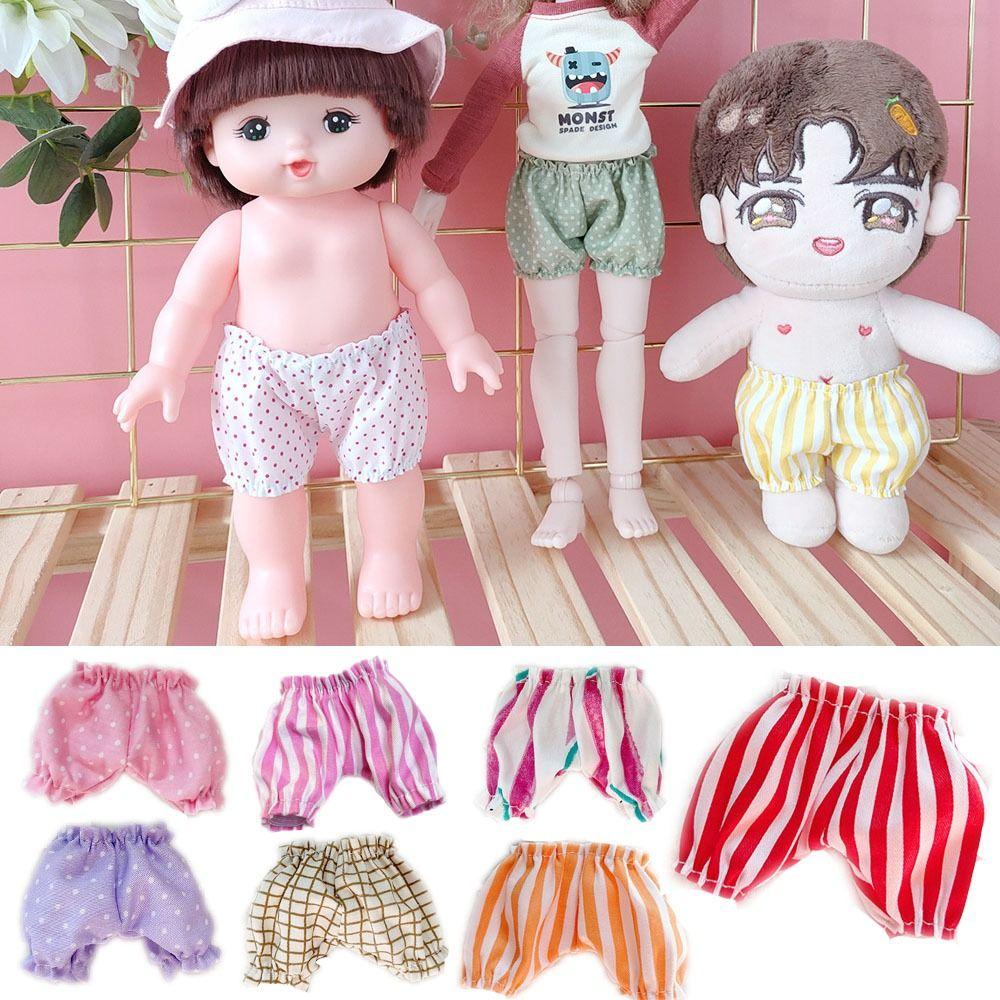 20cm Pumpkin Pants Handmade Mini Pants Cute Doll Shorts Bjd Doll