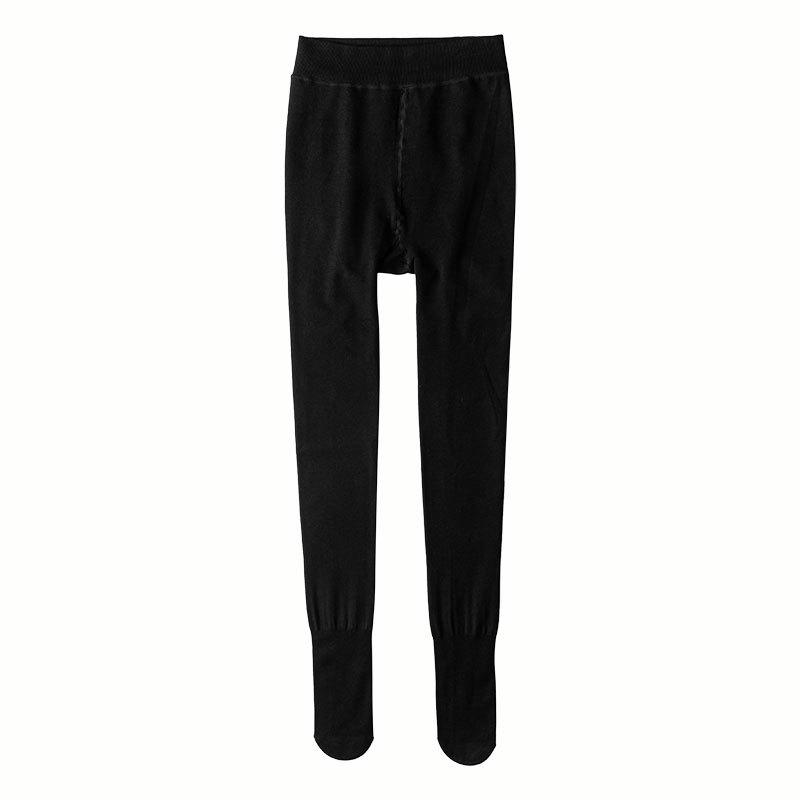 Женские леггинсы и колготки с высокой талией и бархатной подкладкой для высоких женщин на осень/зиму