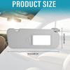 Grey Right Passenger Side Sun Visor With Mirror Compatible With Hyundai Elantra 2016 2017 2018  Replace#85220-F0100TTX