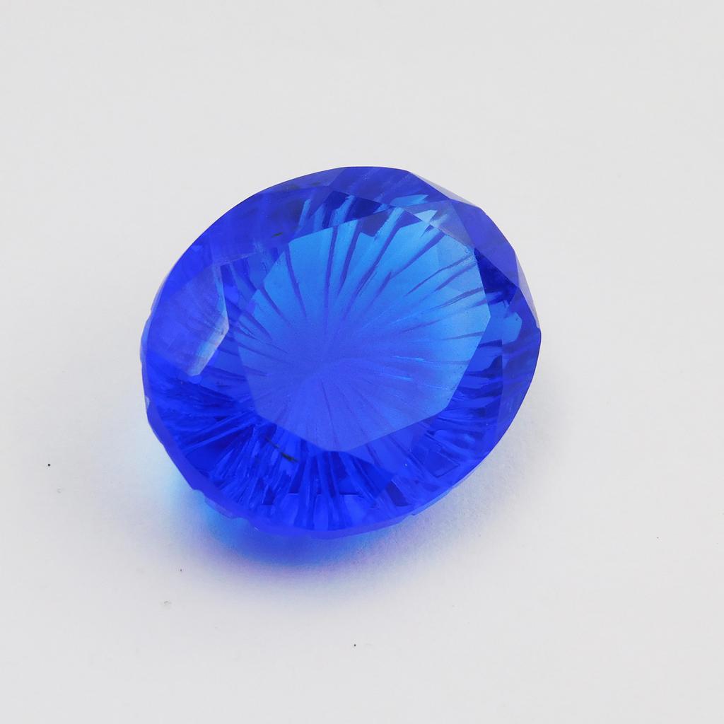 Natural Blue Topaz Loose Gemstone 48.80 ct Oval Cut for Jewelry Making and Gem Collections