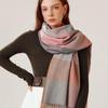Элегантный женский шаль в полоску и клетку 2025 – Модный шарф высокого класса для осени/зимы