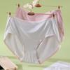 Trendy Lady Underpants Solid Color Stretchy Anti-septic