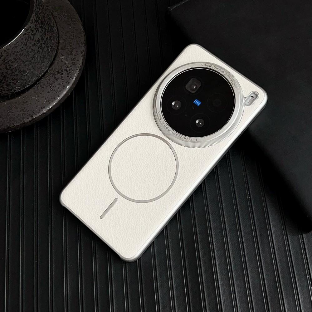 Для VIVO X200 Ultra Чехол Роскошный ПУ Магнитный Беспроводная Зарядка Защитная Задняя Крышка Чехол Для VIVO X200 Pro Mini X200S x100 Корпус