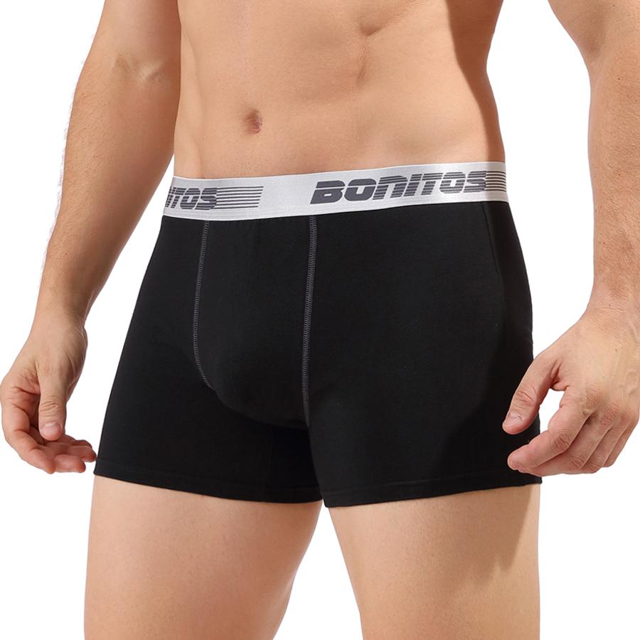 BONITOS 1 шт. Мужское нижнее белье с камуфляжным принтом для мужчин, хлопковые мужские боксеры, удобное нижнее белье