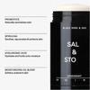 Salt # Stone Unisex Black Oud Extra_Strength Aluminum-Free Deodorant # Black&White