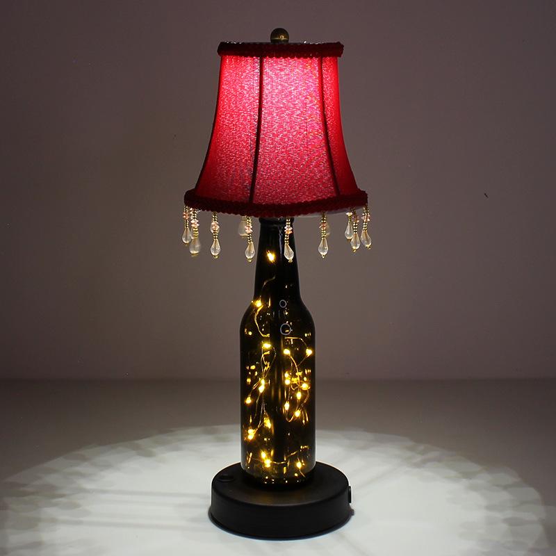 Перезаряжаемая светодиодная настольная лампа в скандинавском стиле для бара — ночник с эффектом создания атмосферы для отелей и ресторанов.