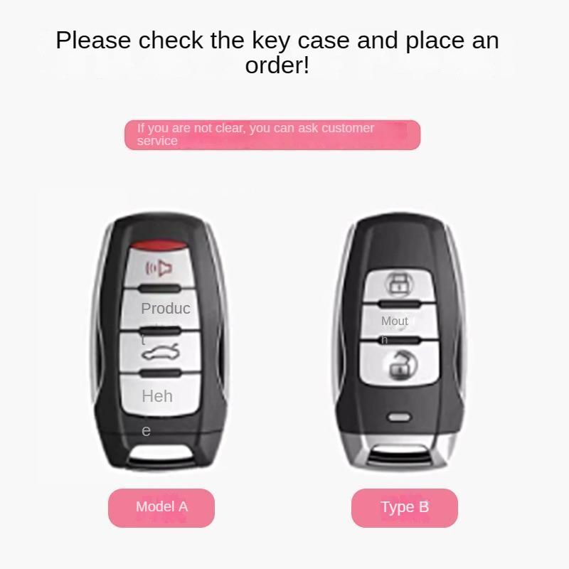 Car Key Case Cover Shell For Haval H6 Third-Generation M6Plus Second-Generation F7X Red Rabbit F5 H9 H8 H7 H4 Car Key Bag