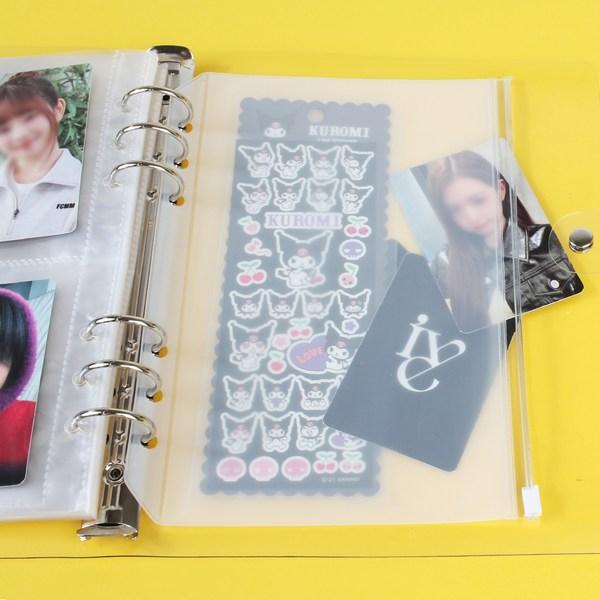Theres A5 Transparent Binder 6-hole, 30 Sheets, 1 Pocket, 1 Piece