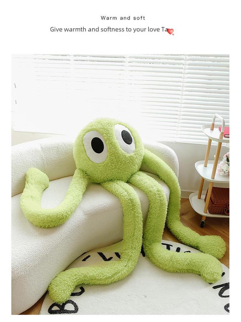 Large Long-Legged Octopus Pillow - Cute and Funny Internet Sensation Plush Toy