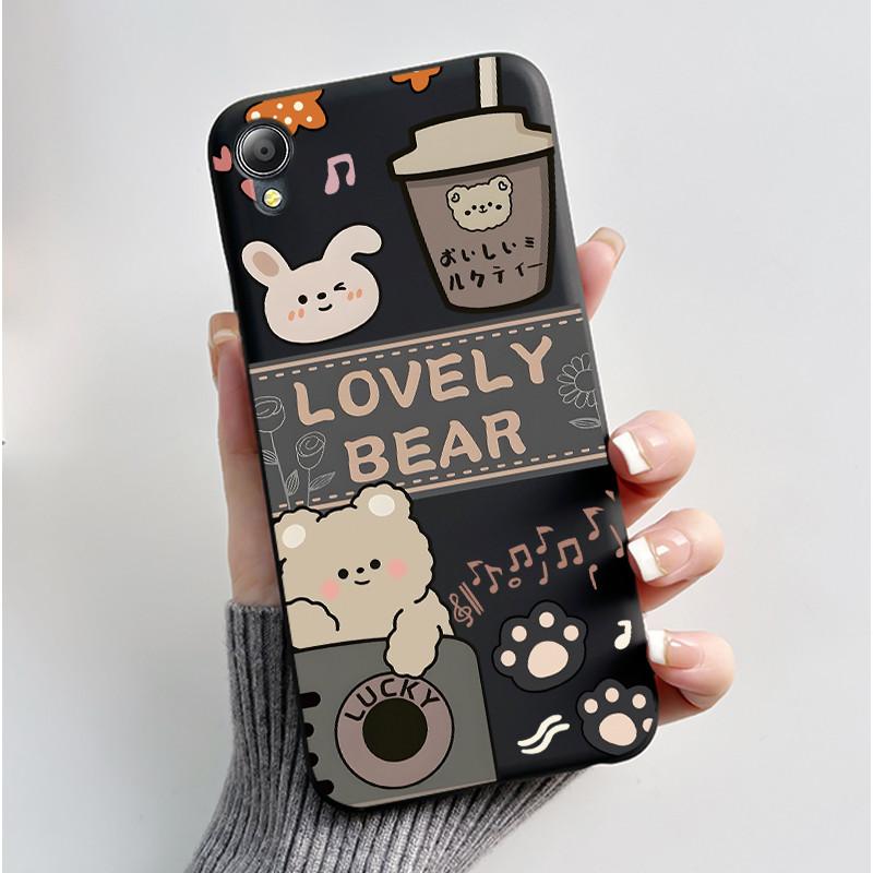 For Asus ZenFone Live (L1) ZA550KL Case Capa Cute Cartoon Printing Shell Coque Protective Cover Soft Silicone Black Phone Casing