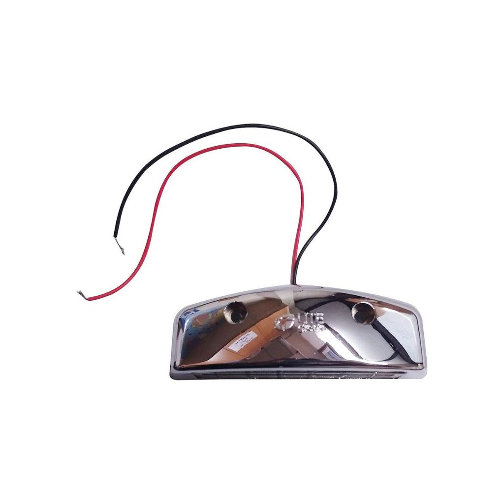 APSMOTIV Светодиодный хромированный фонарь подсветки номерного знака 10-30 В для грузовиков, тракторов, грузовых автомобилей, автобусов и различных транспортных средств