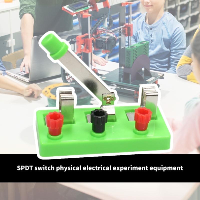 STEM Однополюсные переключатели с двумя положениями Помощь в физическом эксперименте Физическая электрическая лаборатория Обучающие наборы