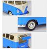 Welly 1/24 Volkswagen VW T1 BUS Сплавная машина Литые и игрушечные транспортные средства Модель автомобиля Миниатюрная масштабная модель автомобиля Игрушка для детей