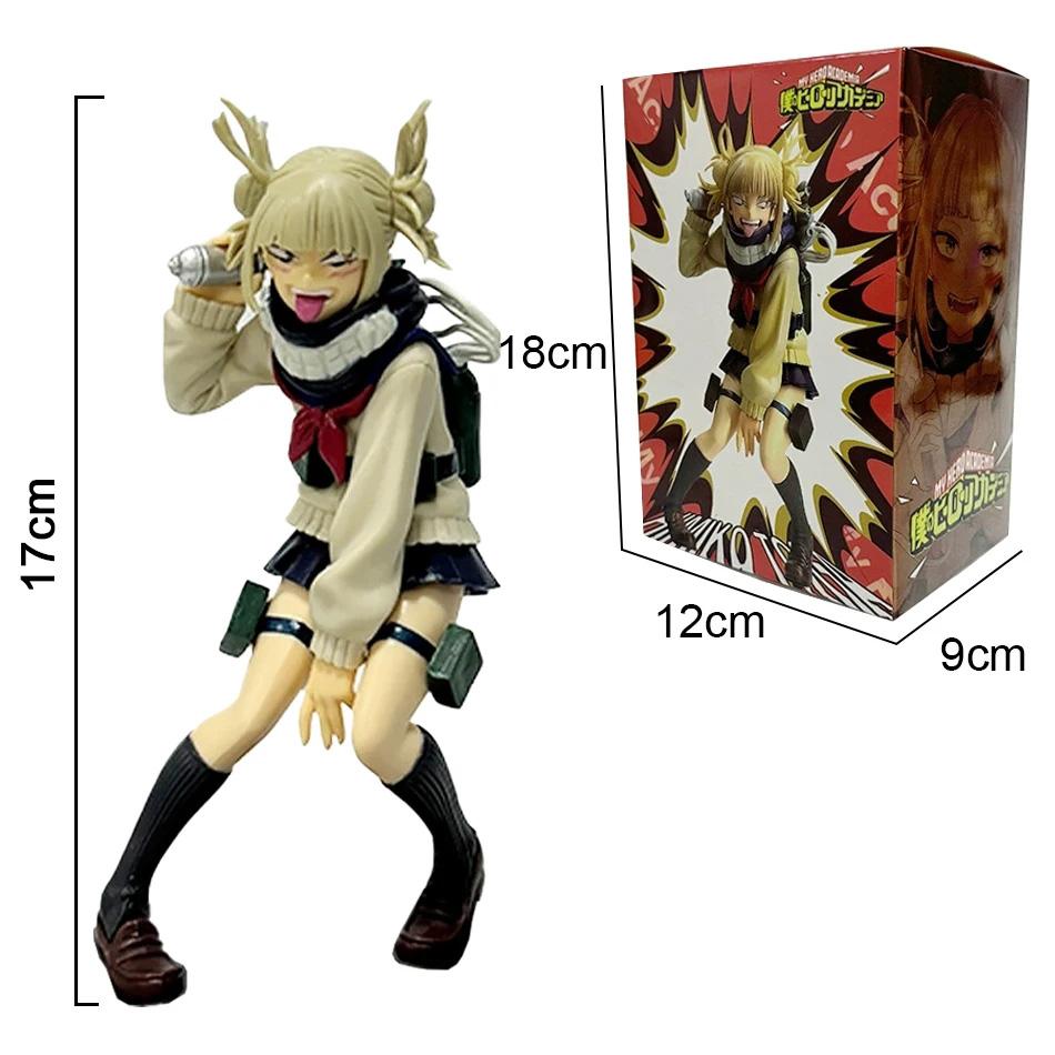 MHA My Hero Academ Anime Toga Himiko Figurine Standing Action Figure Collection Anime Toys PVC Model Boy Girl Fans Gift 18cm