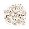 100PCS Oval Wooden Handmade 2-Hole Buttons  Label Tag Sewing DIY Scrapbooking Crafts