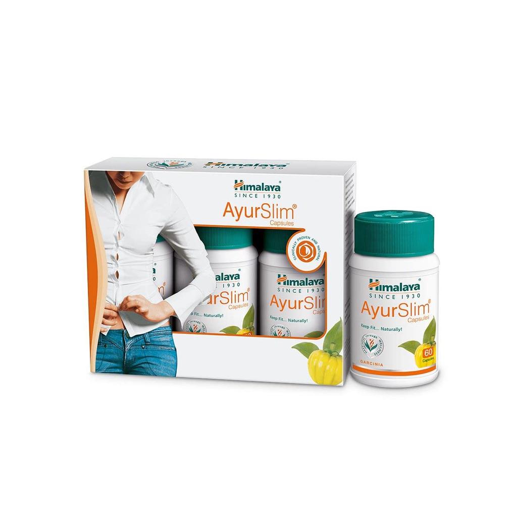 Himalaya Капсулы Wellness Ayurslim для контроля веса 180 штук Контроль аппетита Натуральная детокс-добавка для метаболизма жиров и здорового образа жизни