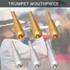 Professional 3.0C/5C/7C Plated Trumpet Mouthpiece Trumpet Nozzle Stainless Steel Trumpet Mouthpiece Small Trumpet Nozzle