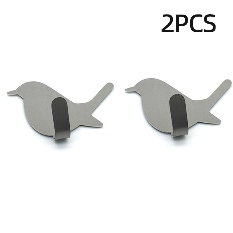 Самоклеящиеся крючки с узором птиц, держатель для хранения для ванной комнаты, кухни, вешалка, наклейка на стену, подвесные дверные вешалки для одежды, полотенец