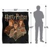 Harry Potter Harry, Ron And Hermione Drawn Blanket