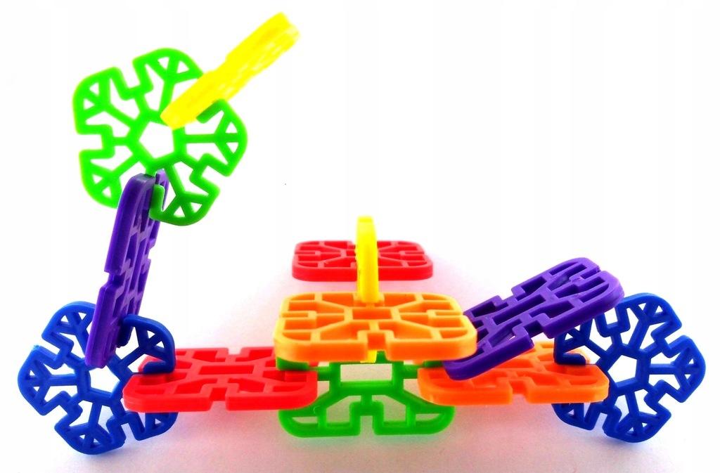 Creative Colorful Snowball Construction Blocks Set 82 Pieces For Children