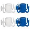 5Pcs Adjustable Beach Umbrella Hook 4-prongs Plastic Hanger for Towels Hats Sunglasses Bags Compact Beach Gear Organizer Hook for Poolside Camping