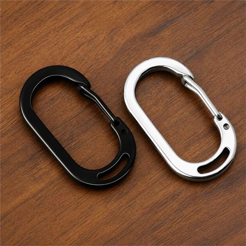 Spring Snap Design Stainless Steel Carabiner Stainless Steel Backpack Buckle Hook Dog Chain Use