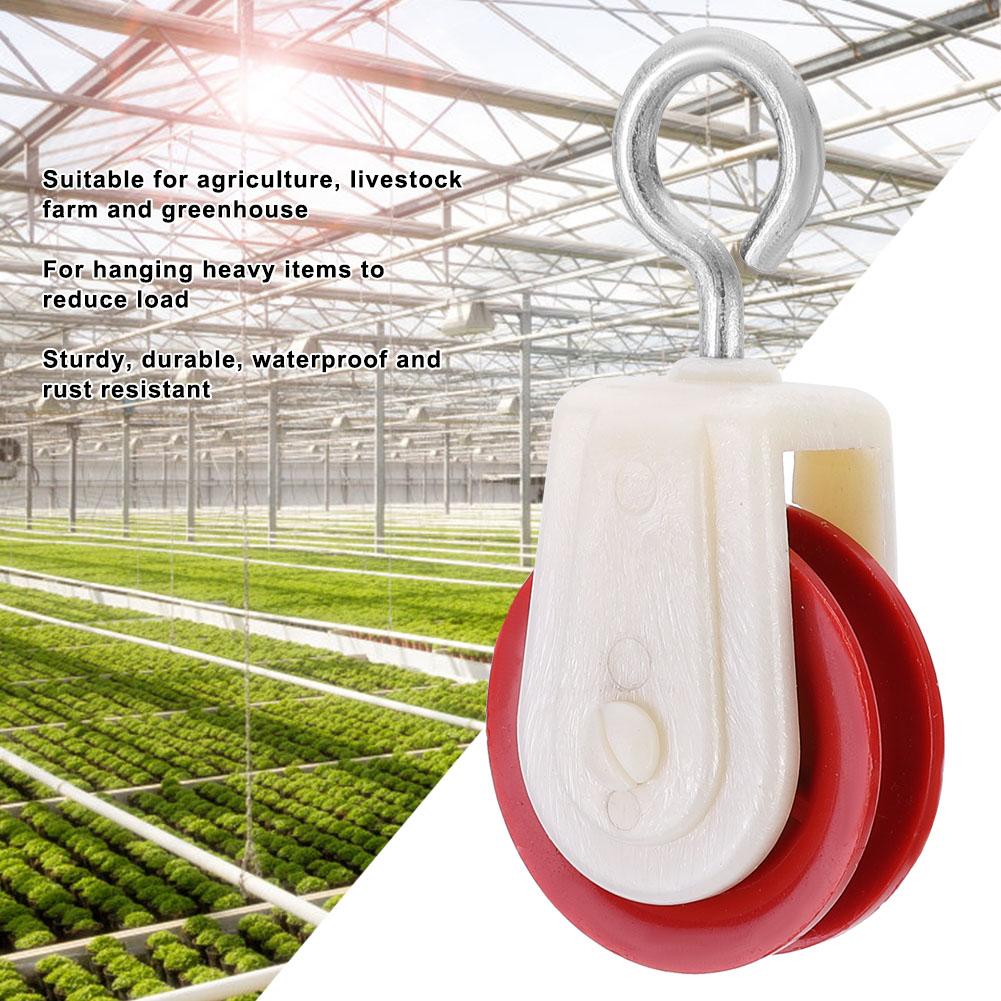 10 шт. Тепличный шкив для вентиляции, аксессуары для сельскохозяйственной фермы