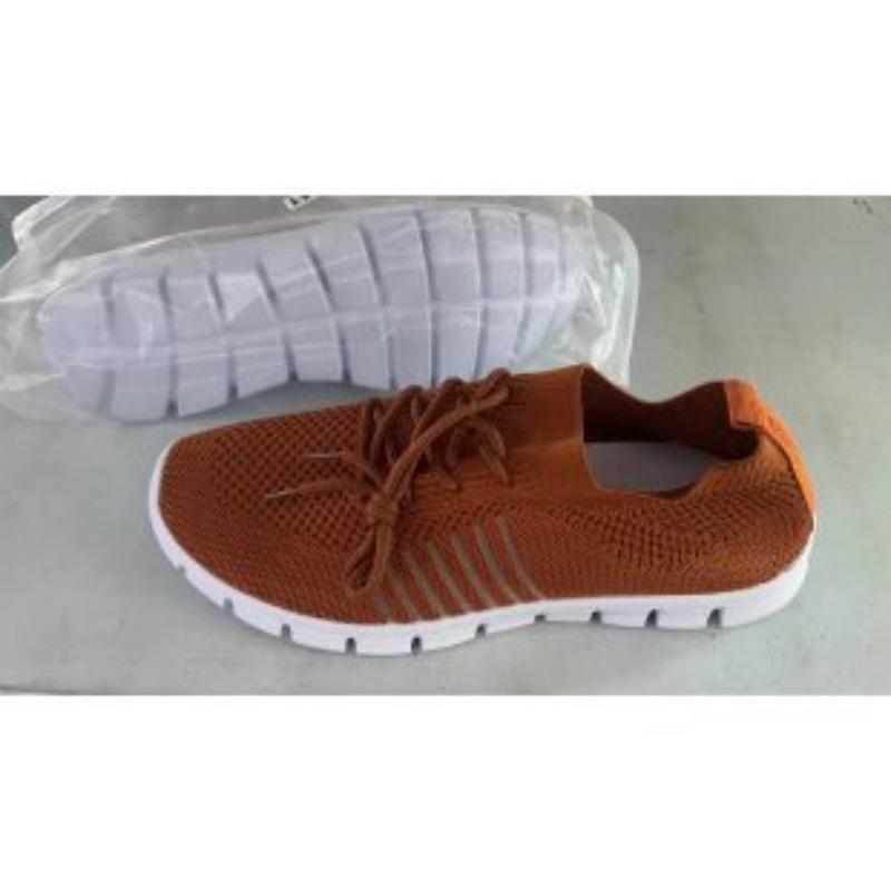 Spring and summer fly-woven mesh women's shoes breathable sports shoes deep-mouth lace-up muffin bottom casual running women's shoes