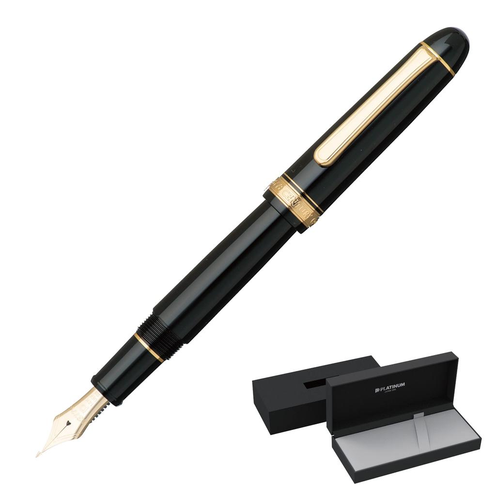 Platinum Fountain Pen Fountain Pen Century Black In Black Medium Point #3776 PNB-15000#1-3