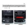 Red Soft Carbon fiber Reading light Switch Trim Sticker For Lotus EMIRA -25