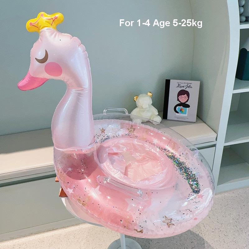 Новые надувные поплавки для бассейна с единорогом и лебедем для детей, кольцо для плавания, детская трубка для плавания, принадлежности для водных игр, сиденье для плавания, пляжная вечеринка