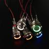 Yellow White ON/OFF 3V 5V 9V 12V 24V 110V 220V Momentary/Latching 12mm LED Metal Button Switch