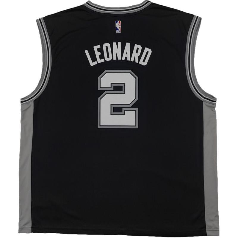 Adidas X NBA Collaboration San Antonio Spurs Kawhi Leonard модная мягкая удобная повседневная баскетбольная майка мужская майка черная 7818A-304-AEB1585