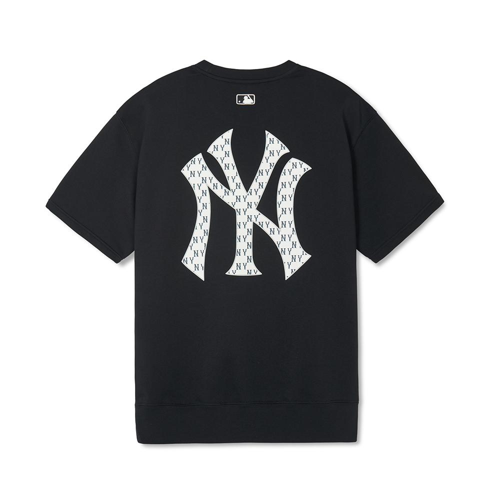 Новая серия MLB MONOGRAM Футболка команды New York Yankees Унисекс Черная 3ARSM1343-50BKS