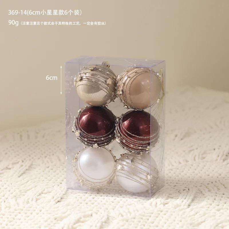 Champagne Christmas Ball Decoration Christmas Tree Hanging Pendants Gifts 1116 New Year Home Christmas Spheres Suit