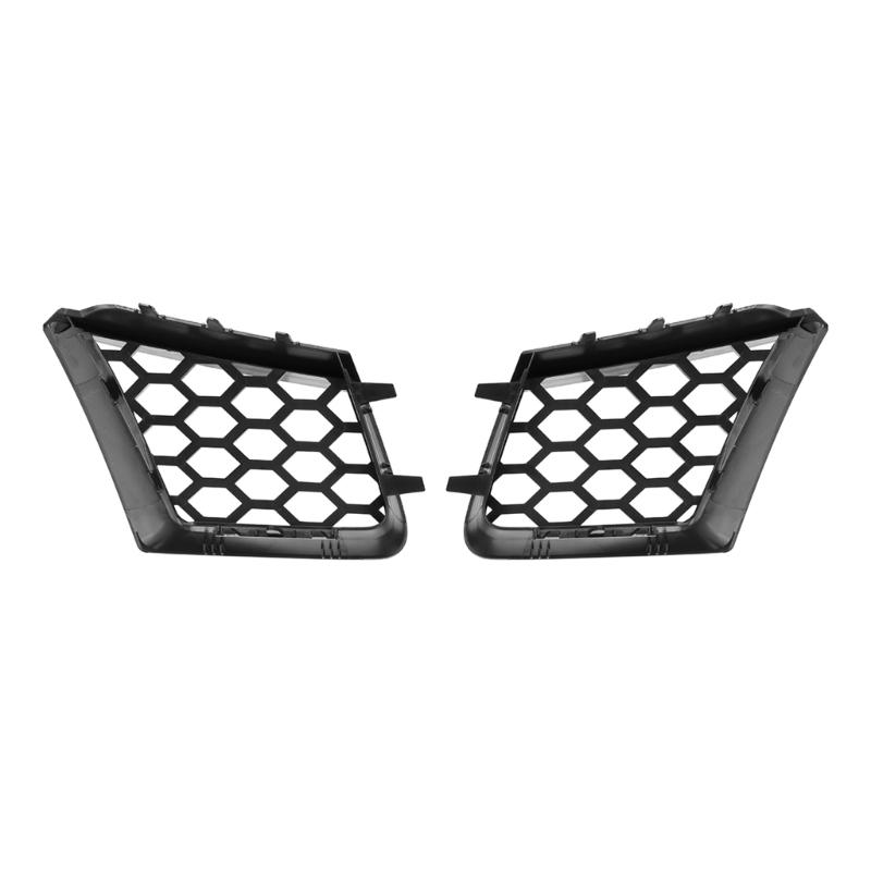 2pcs Honeycomb Front Upper Bumper-Hood Kidney Grille Radiator Grill -Grilles Suitable for 9182921 Lightweight