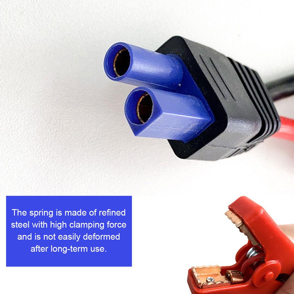 EC5 Car Emergency Battery Jump Cable With Plug Connector Clip Auto Battery Line Emergency Cable Clip Batteries Connection Wire