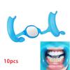 10pcs M Type Mouth Opener Cheek Retractor Dental Tools Dentist Material Dentistry Mirror Mouth Opener