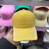 Baseball Caps Women Men Solid Spring Summer Hats For Women Hole Design Deep Top Wide Brim Big Head Dad Hat Female 15 Colors New