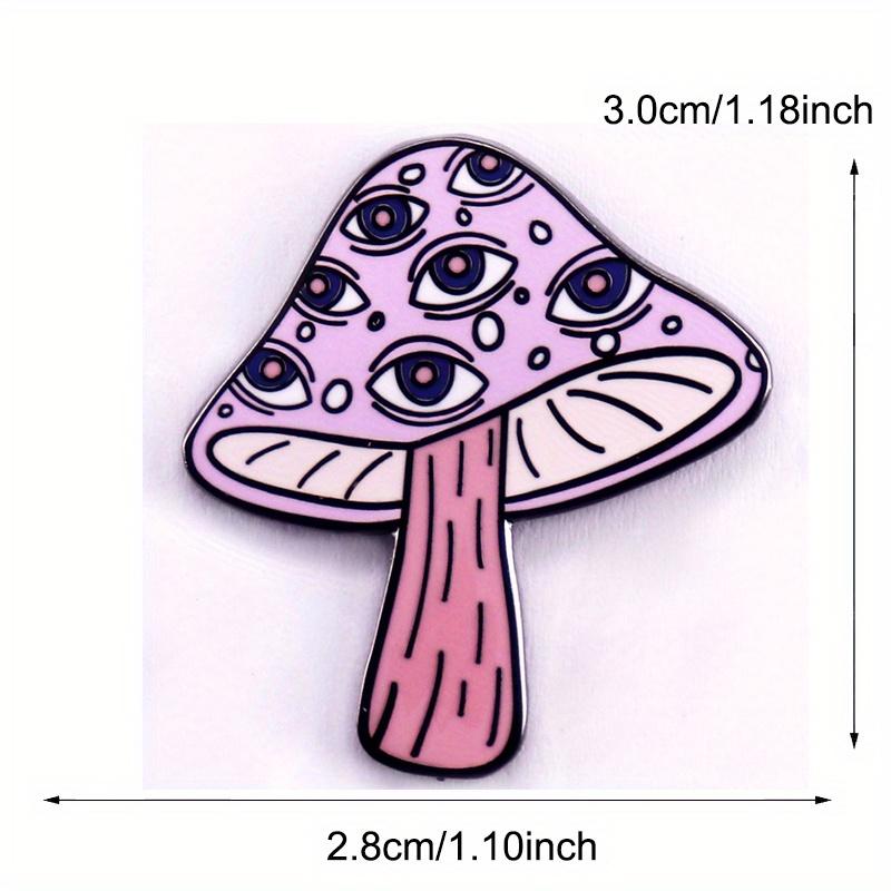 Брошь Грибные Глаза Аксессуары Рюкзак Одежда Игла Пряжка Значок