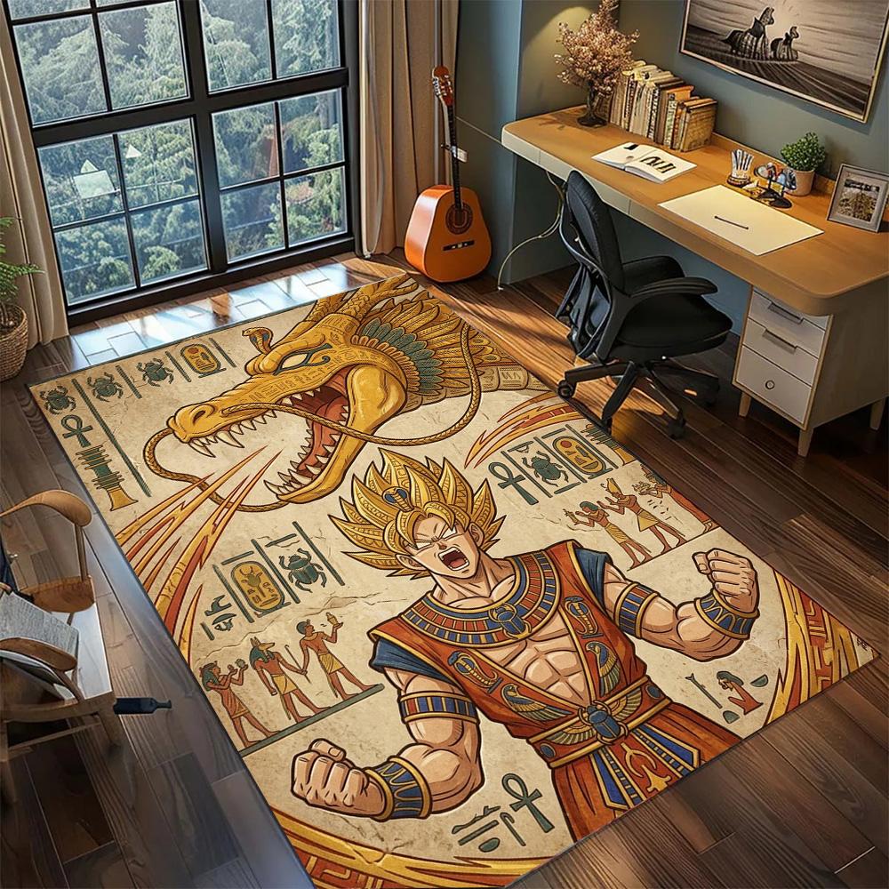 Dragon Ball!Rug Carpet Large Area Rug Non Slip Washable Floor Mat Gamer Room Bedroom Home Decor